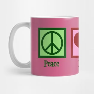 Peace Love Flamenco Dancing Mug